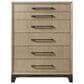 Emerald Home Furnishings Sutton Place 6-Drawer Chest in Caramel and Cocoa Brown, , large