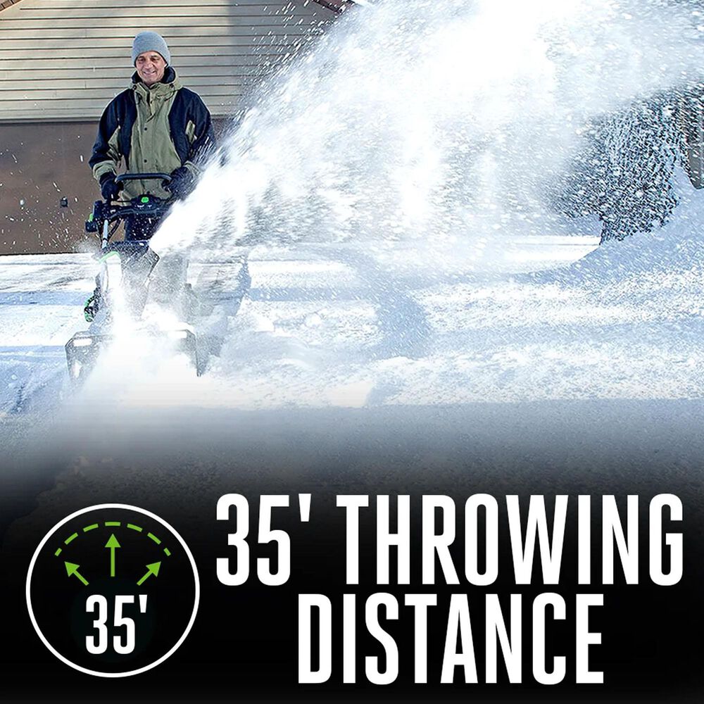 EGO 21&quot; Dual Port Snow Blower Kit with Peak Power with Peak Power Two 5.0Ah Batteries and Charger Included, , large