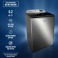 Maytag 5.2 Cu. Ft. Smart Pet Pro Top Load Agitator Washer and 7.4 Cu. Ft. Smart Electric Top Load Dryer Laundry Pair in Classic Silver, , large
