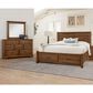 Viceray Collections Cool Rustic 3-Piece King Plank Bedroom Set with Storage in Amber, , large