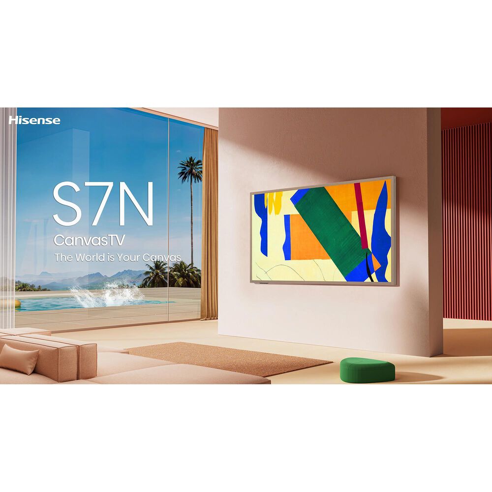 Hisense 65&quot; S7 Series Canvas TV 4K QLED, , large