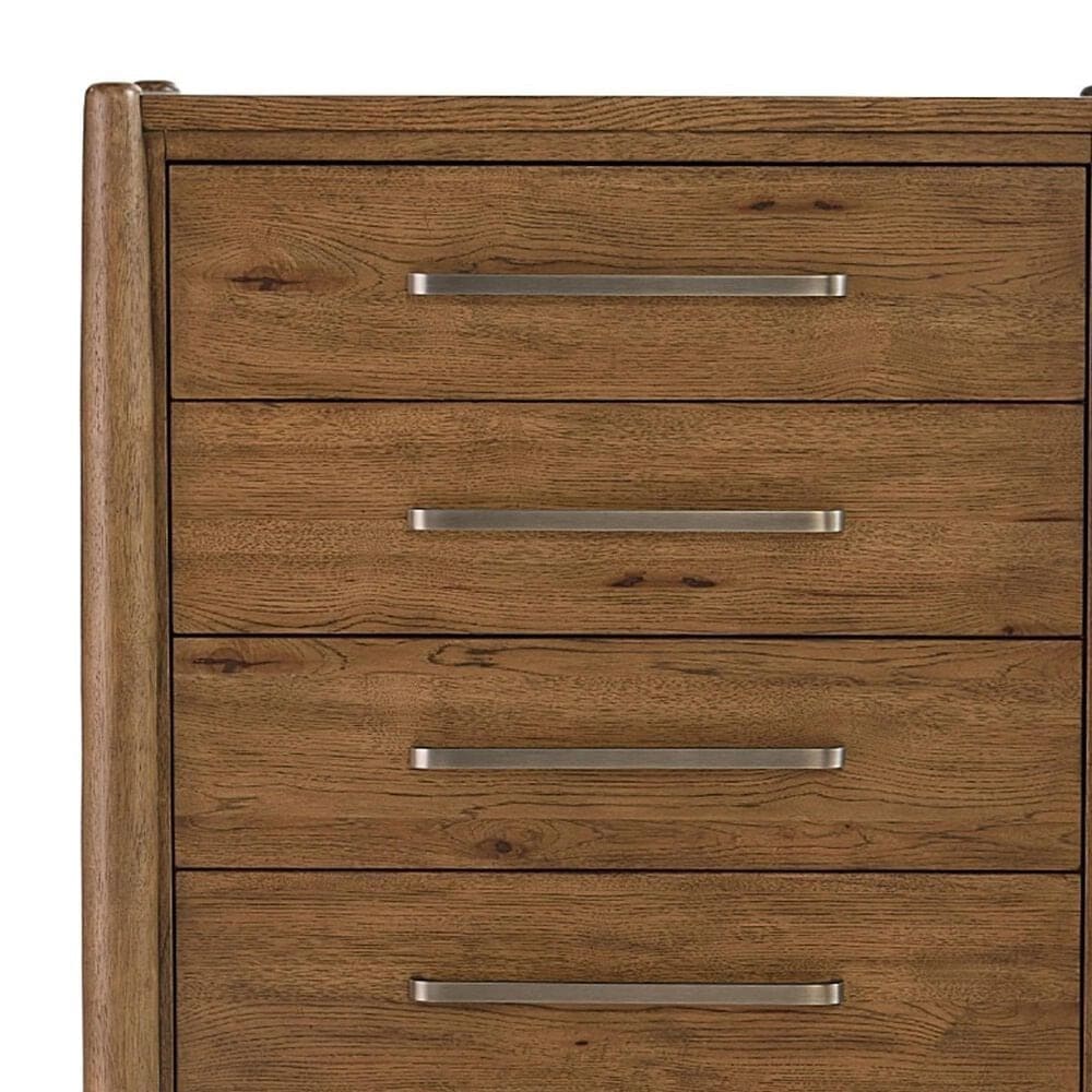 Riverside Furniture Henderson 5 Drawer Chest in Toasted Pecan, , large