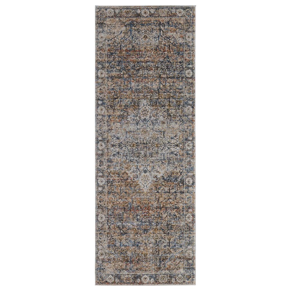 Feizy Kaia 3" x 8" Multicolor Runner, , large