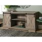 Walker Edison 58" Sliding Barn Door TV Stand in Grey Wash, , large