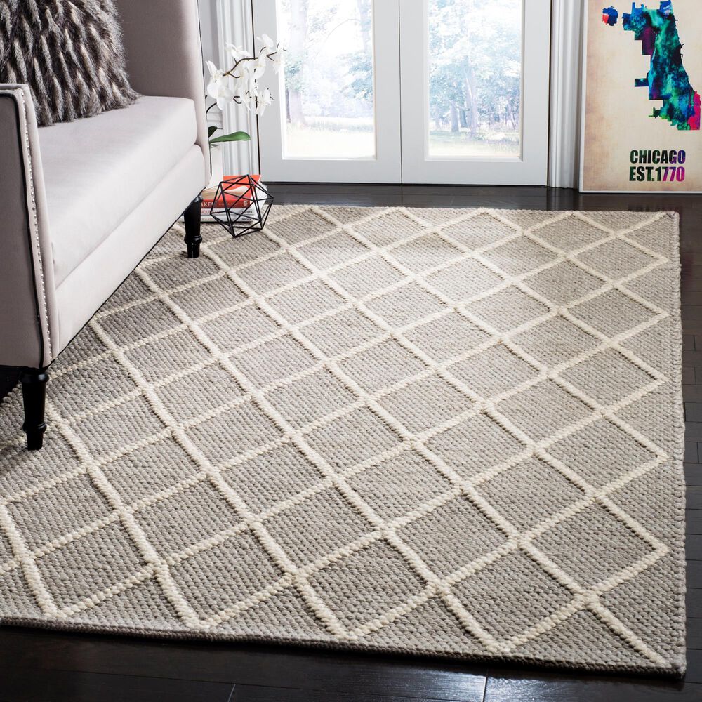 Safavieh Natura NAT310C 3&#39; x 5&#39; Grey Area Rug, , large