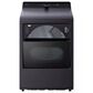 LG 5.5 Cu. Ft. Top Load Washer and 7.3 Cu. Ft. Electric Dryer with AI Sensing in Matte Black, , large