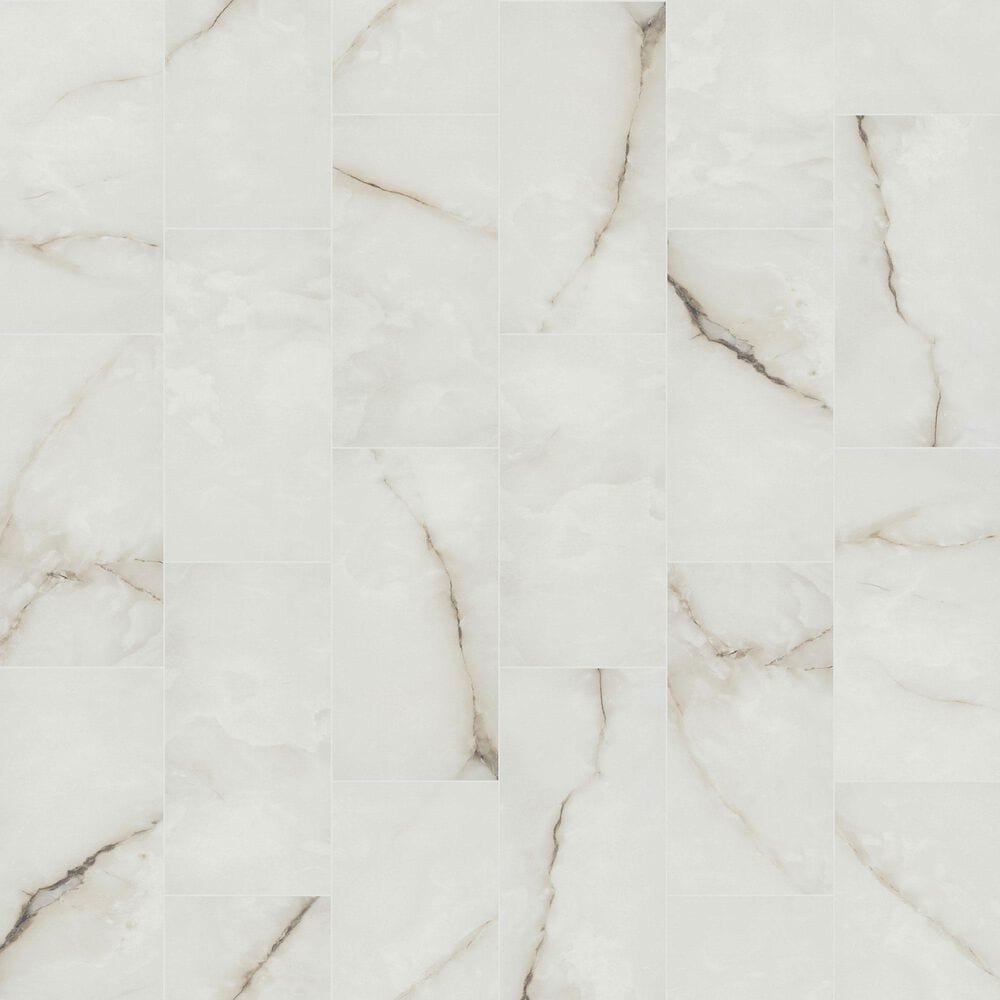 Shaw Astoria Oyster 12" x 24" Polished Porcelain Tile, , large