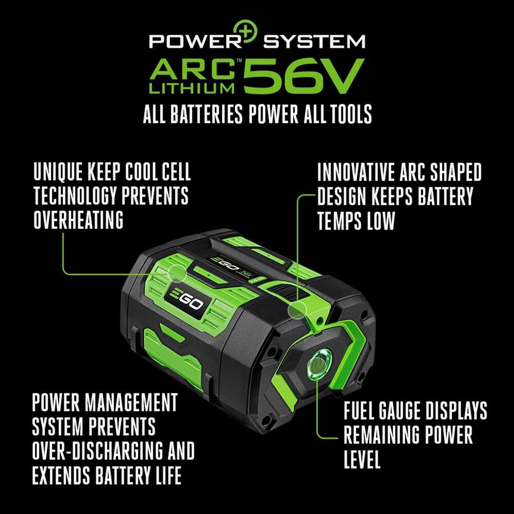 EGO 7.5Ah Battery with Fuel Gauge in Black and Green, , large