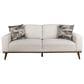 Golden Wave Furniture Heath Stationary Sofa in White, , large
