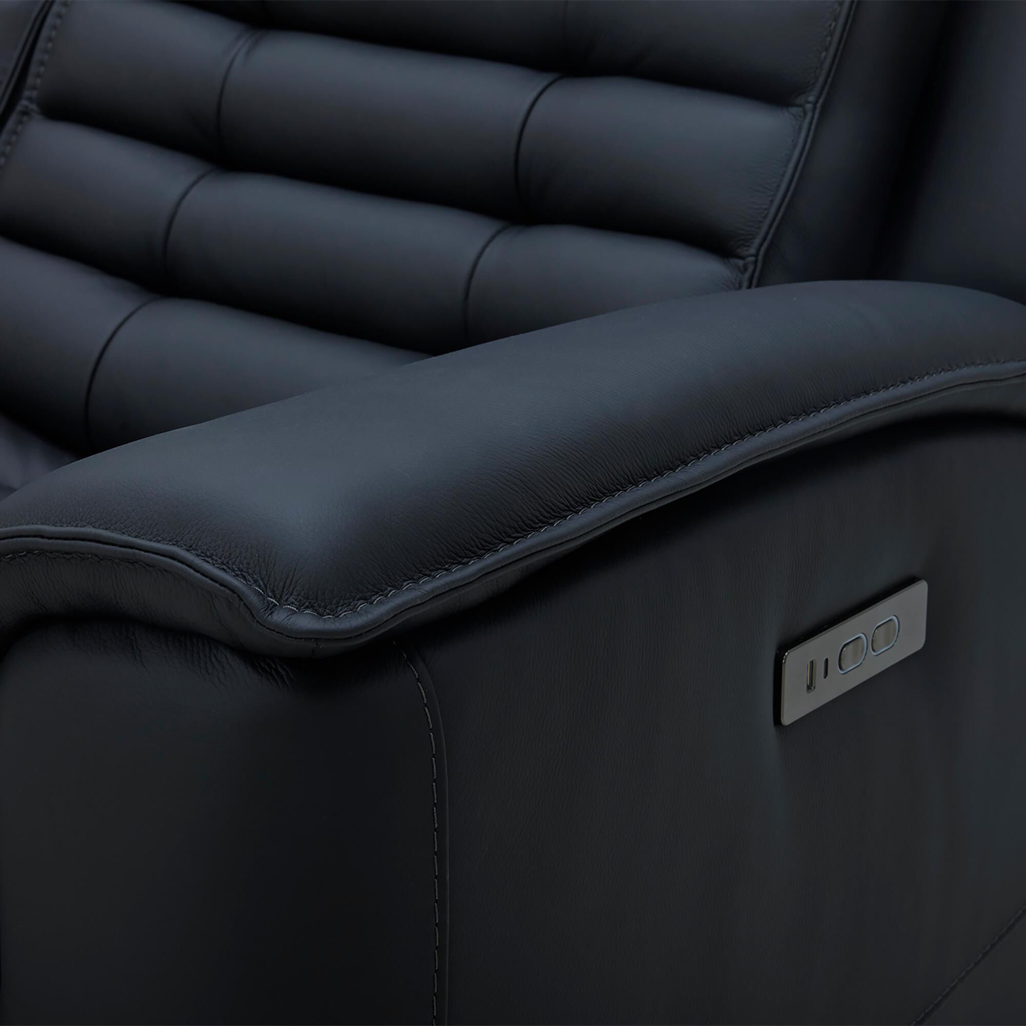 Interlochen High End Power Reclining Sofa with Power Headrest in