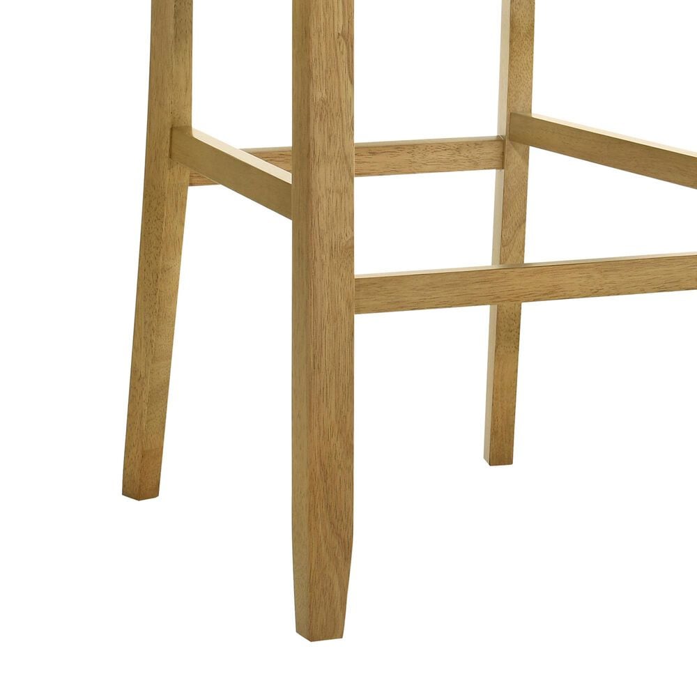 Armen Living Merie Bar Height Stool in Putty Brown, , large