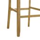 Armen Living Merie Bar Height Stool in Putty Brown, , large