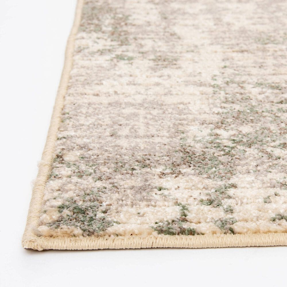 Central Oriental Minerva Fitz 5&#39; x 7&#39;3&quot; Sand and Spring Area Rug, , large