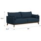 Emerald Home Furnishings Aria Stationary Sofa in Navy Storm, , large