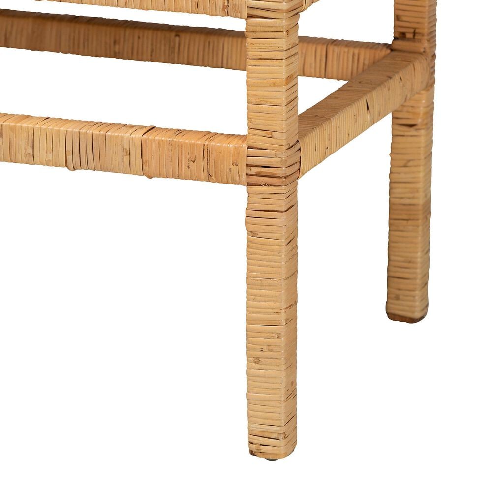 Baxton Studio Vivan 3-Shelf Storage Cabinet in Natural Brown, , large