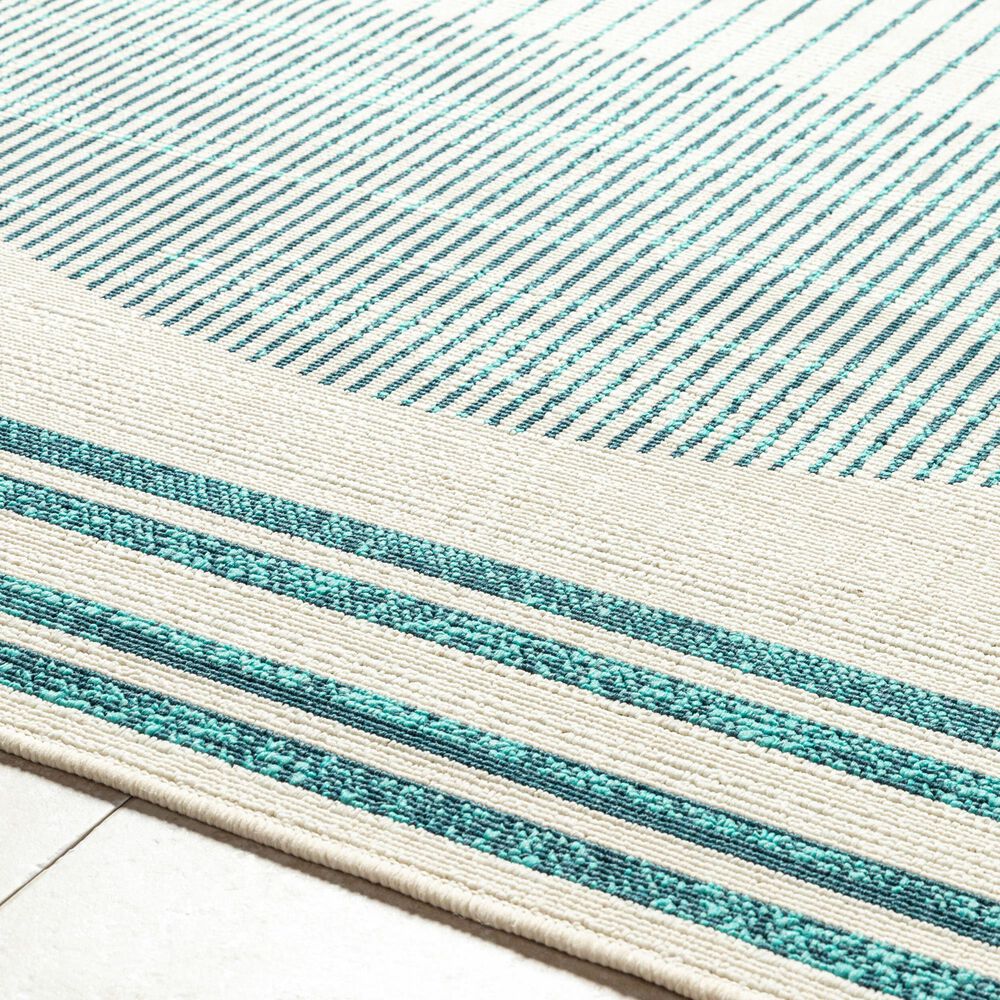 Surya Alfresco 2&#39;5&quot; x 4&#39;5&quot; Light Silver, Beige, Nickel and Pewter Indoor/Outdoor Area Rug, , large