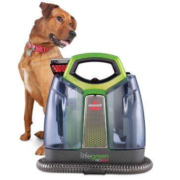 Bissell Little Green ProHeat Portable Carpet Cleaner in Titanium and ChaCha Lime, , large