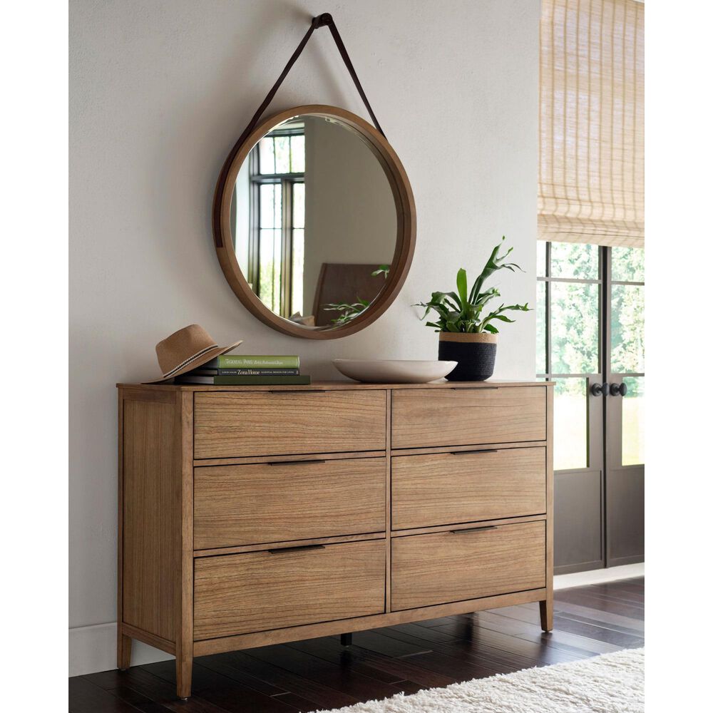 Riva Ridge Cyrus 6 Drawer Dresser Only in Almond Bisque, , large