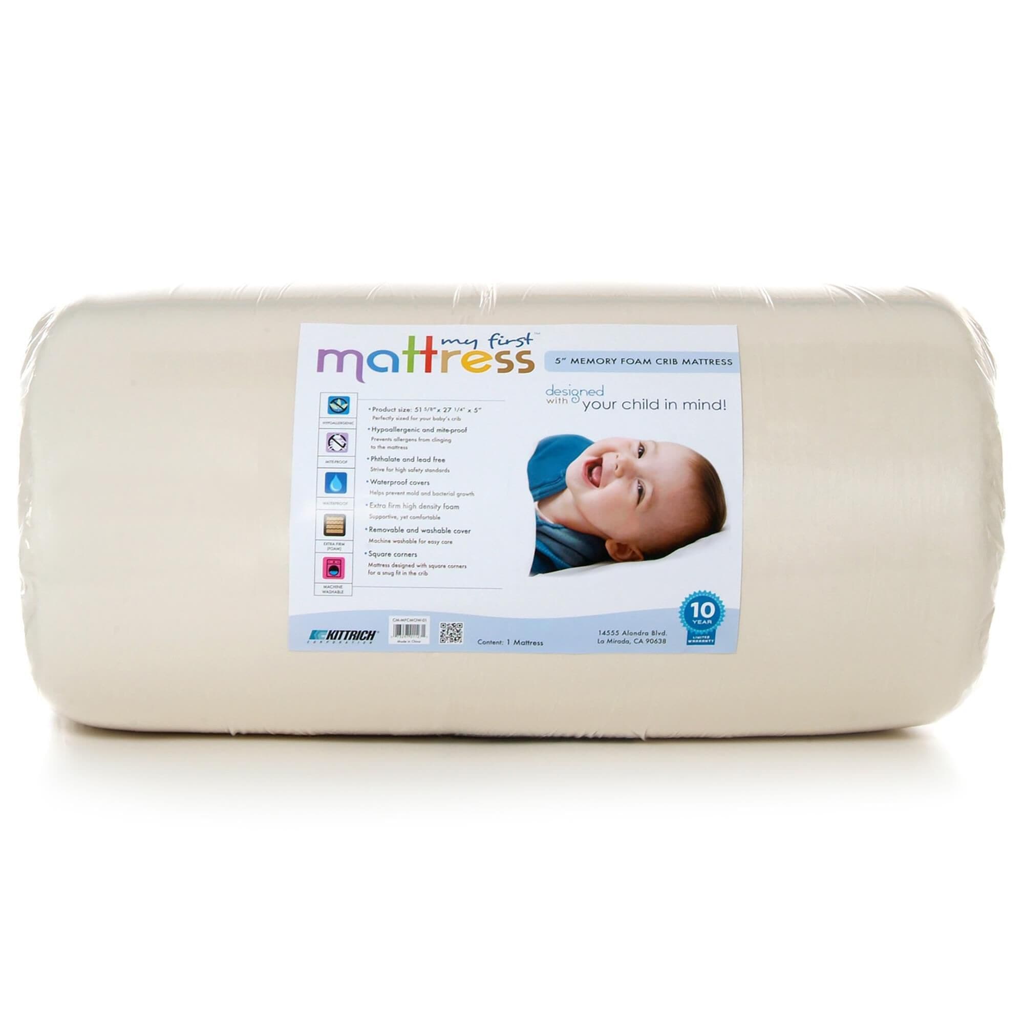 Firm foam crib sales mattress