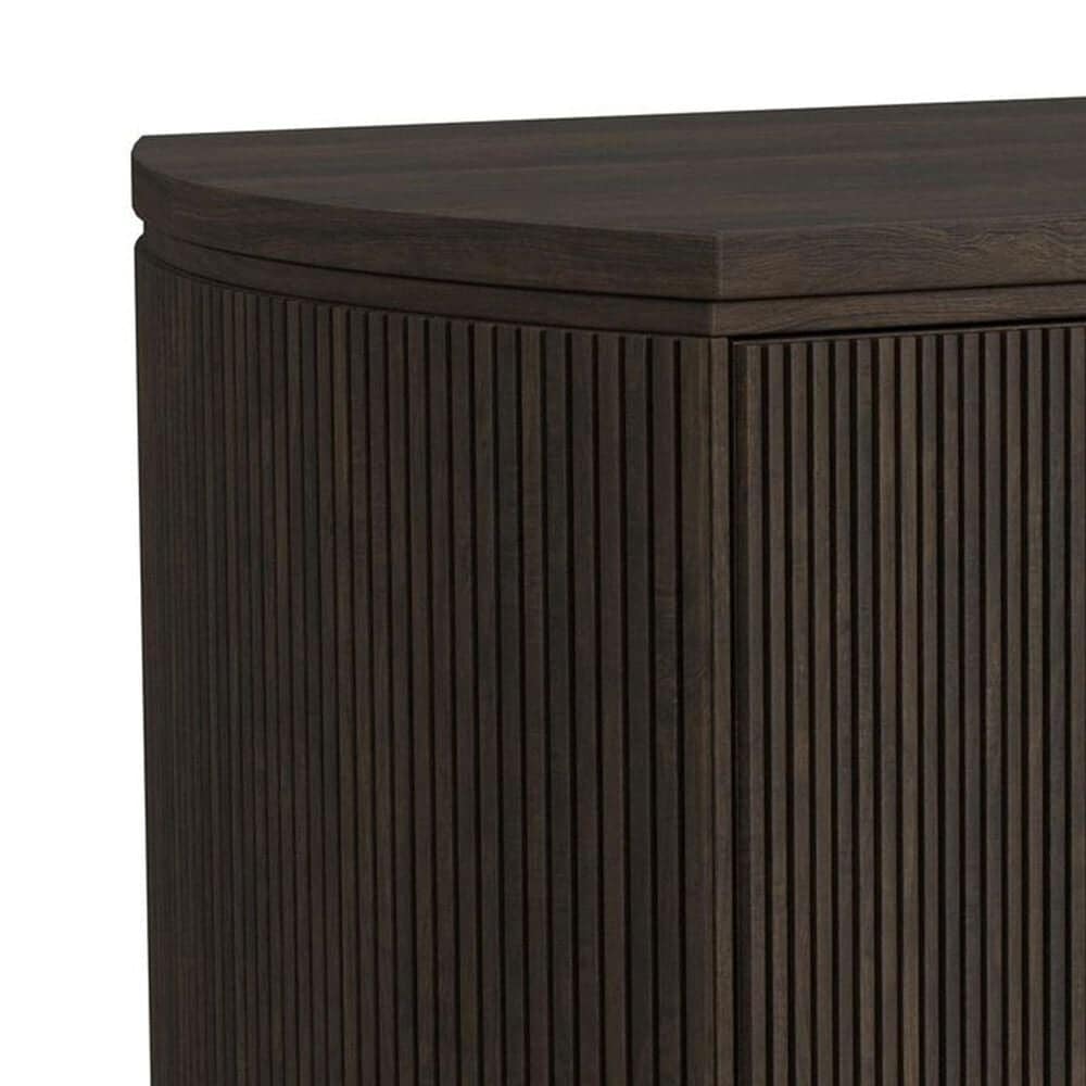Mayberry Hill Sylvie 1-Drawer Nightstand in Dark Brown with and USB Ports, , large