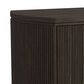 Mayberry Hill Sylvie 1-Drawer Nightstand in Dark Brown with and USB Ports, , large