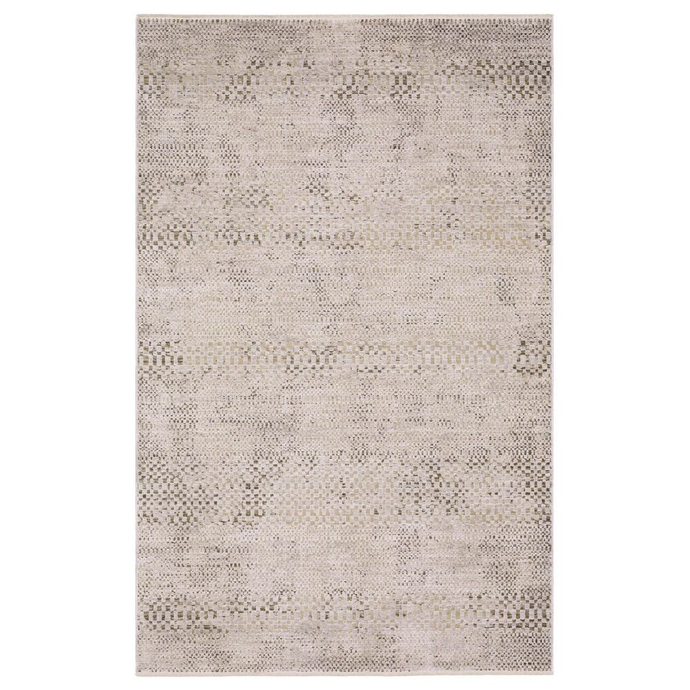 Oriental Weavers Branigan BRG06 Beige and Gold 6"7" x 9"6" Area Rug, , large