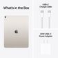 Apple 13-Inch iPad Air M4 Chip Wi-Fi + Cellular 128GB in Starlight (Latest Model), , large