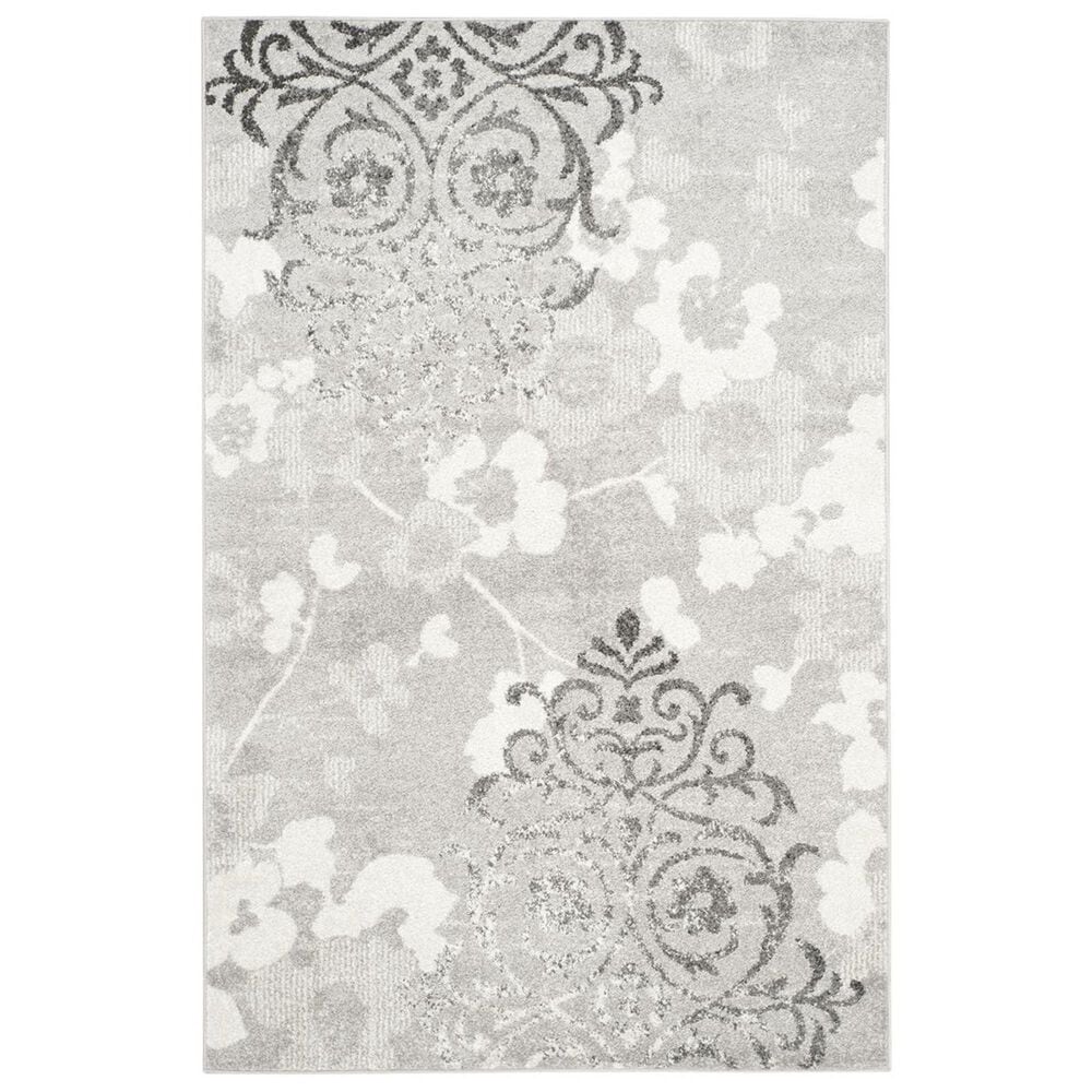Safavieh Adirondack ADR114B-5 5&#39;1&quot; x 7&#39;6&quot; Silver/Ivory Area Rug, , large
