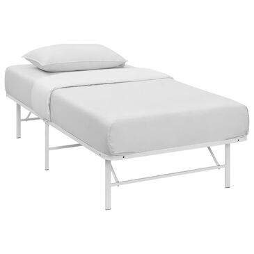 Modway Horizon Platform Twin Bed Frame in White, , large