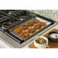 Cafe 48" Natural Gas Rangetop with Integrated Griddle in Matte White and Brushed Bronze, , large
