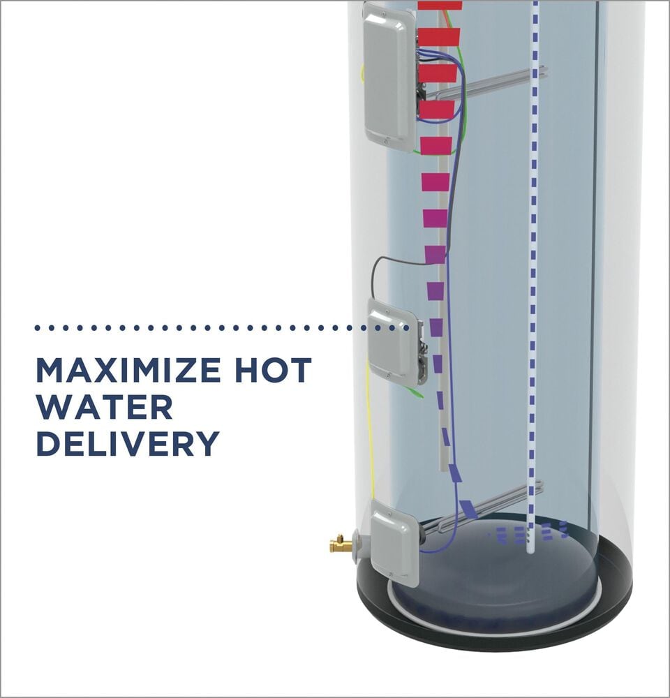 GE Appliances 50 Gallon Tall Electric Water Heater, , large