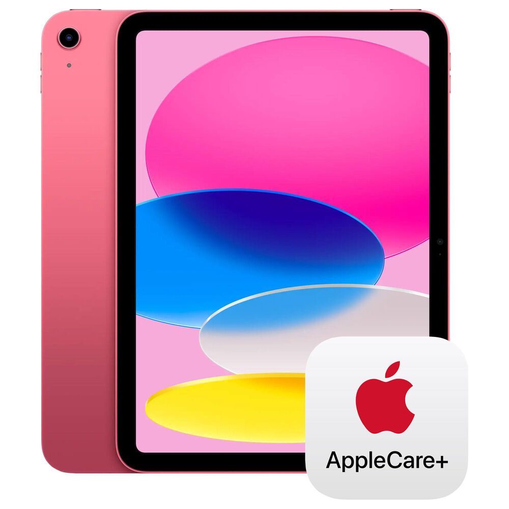 Apple iPad 11-Inch A16 Chip with Wi-Fi + Cellular - 256GB in Pink and 2-Year AppleCare+, , large