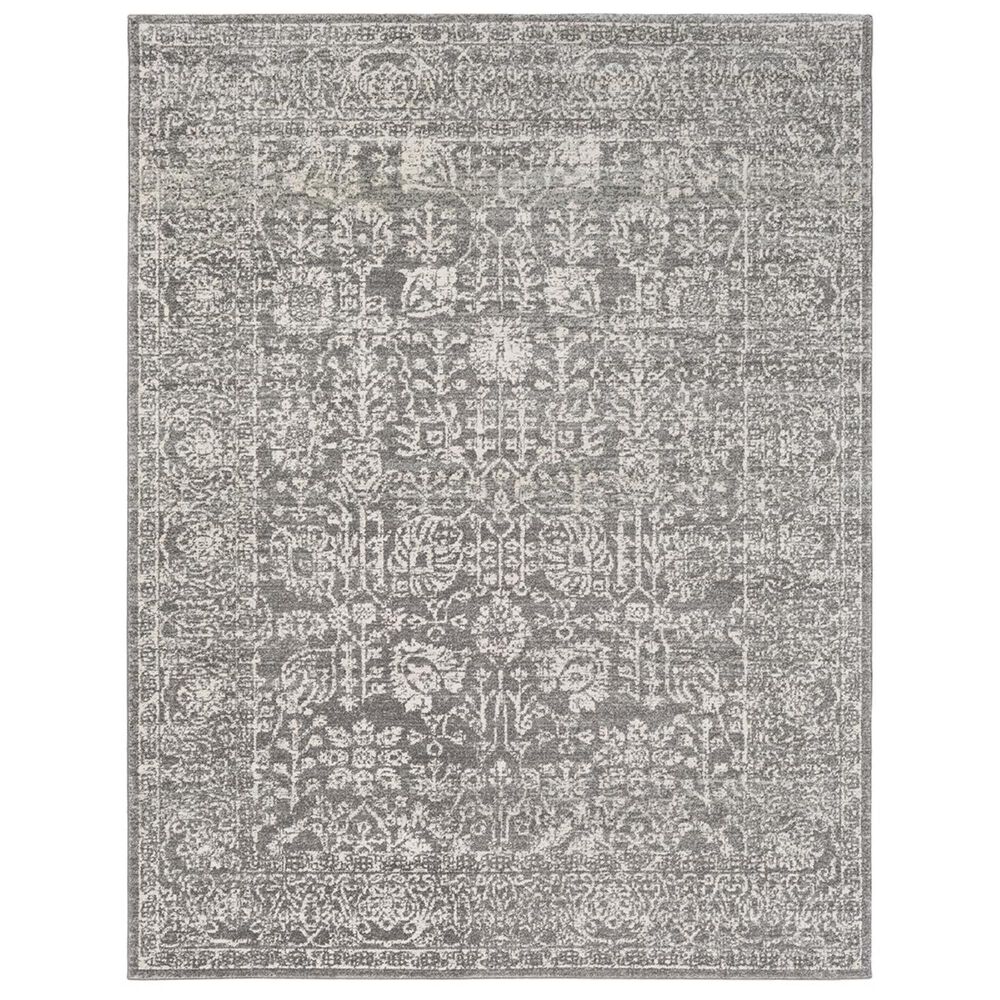 Surya Harput HAP-1029 7"10" x 10"3" Charcoal, Light Gray and Beige Area Rug, , large