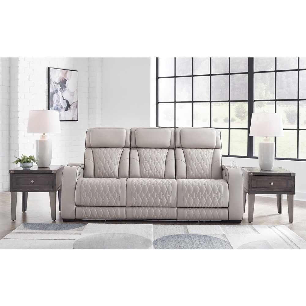 Ashley Boyington 2-Piece Power Reclining Living Room Set in Gray, , large
