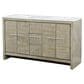 Lexora Home Lafarre 60" Double Bathroom Vanity in Rustic Acacia with 2 cm White Cultured Marble Top and Rectangular Sinks, , large