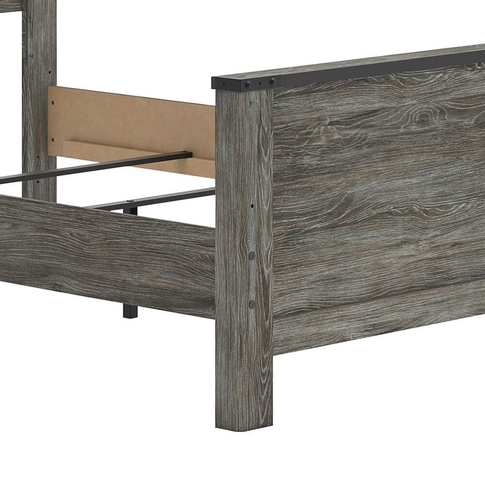 Ashley Frandern Full Panel Bed in Black and Warm Gray, , large