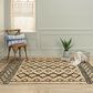 RIZZY Bengal 5" x 7"6" Beige and Black Area Rug, , large