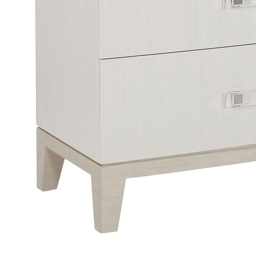 Bernhardt Axiom 7 Drawer Dresser in Linear White and Linear Gray, , large