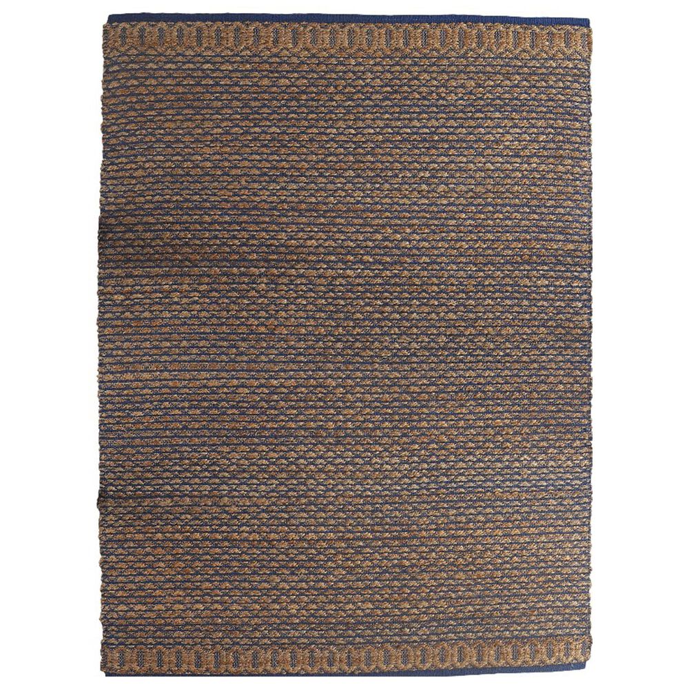 L&amp;R Resources Natural Fiber Insignia Blue 9' x 12' Area Rug, , large