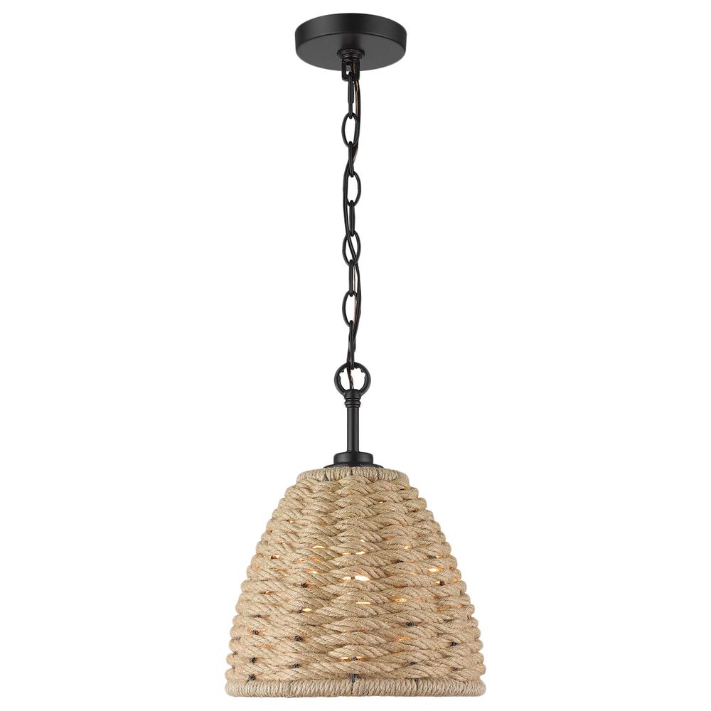Golden Lighting Hathaway Mini Pendant in Matte Black, , large