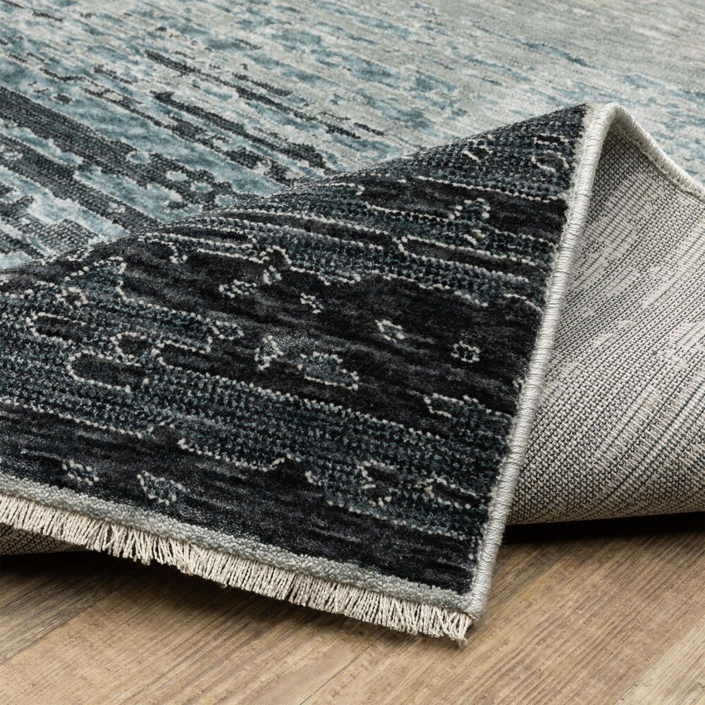 Oriental Weavers Echo Blue and Beige 3&#39;3&quot; x 5&#39; Area Rug, , large
