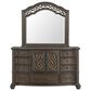 Mayberry Hill Brunswick 4-Piece King Panel Bedroom Set in Mahogany, , large