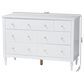 Baxton Studio Roni 7-Drawer Dresser in White, , large