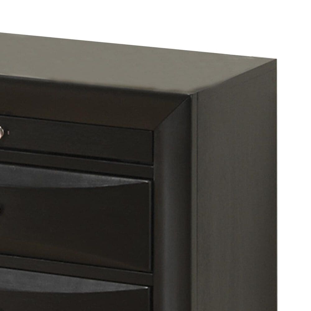 Pacific Landing Briana 2 Drawer Nightstand in Black, , large