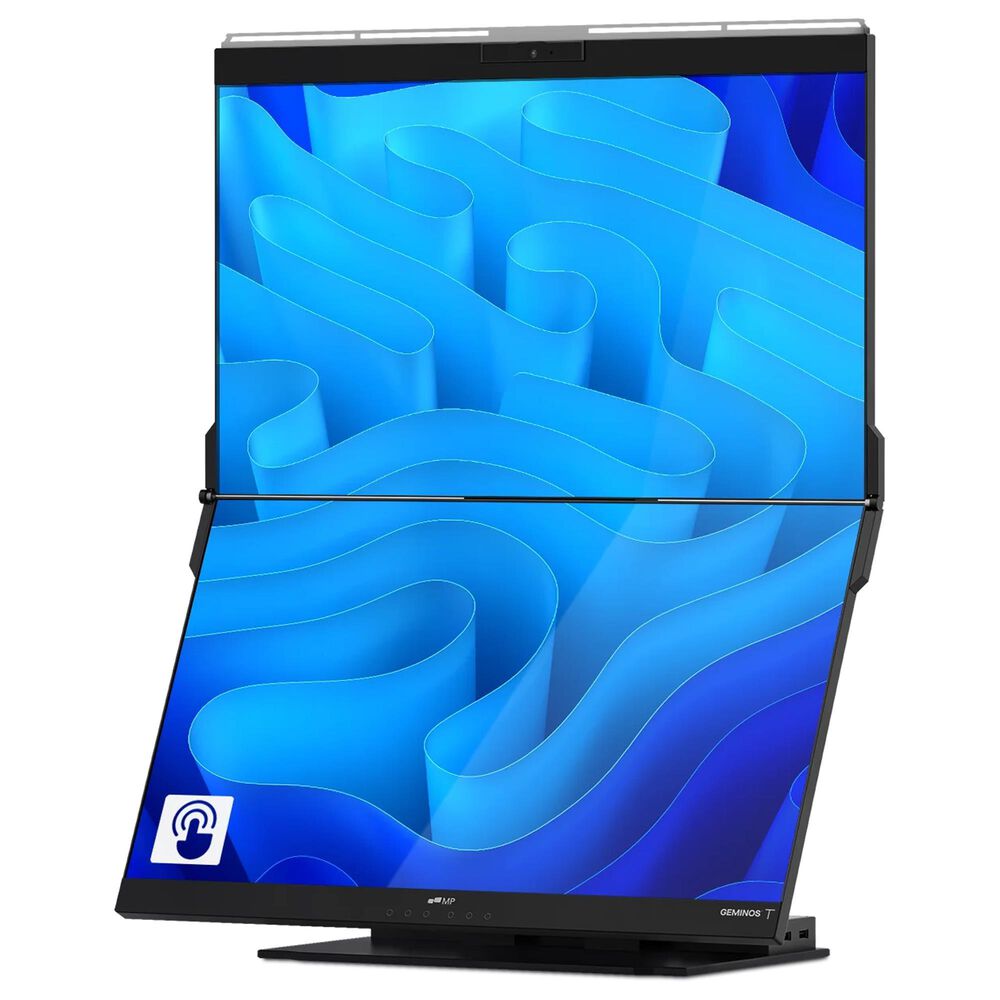 Mobile Pixels 24&quot; Geminos X Dual-Screen Desktop Monitor in Black, , large