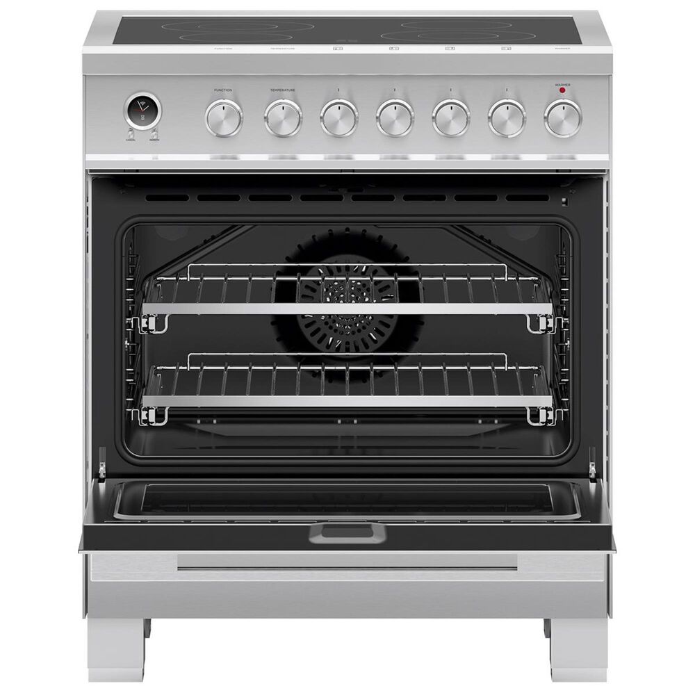 Fisher and Paykel 30&quot; Freestanding Electric Range in Stainless Steel, , large