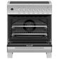 Fisher and Paykel 30" Freestanding Electric Range in Stainless Steel, , large
