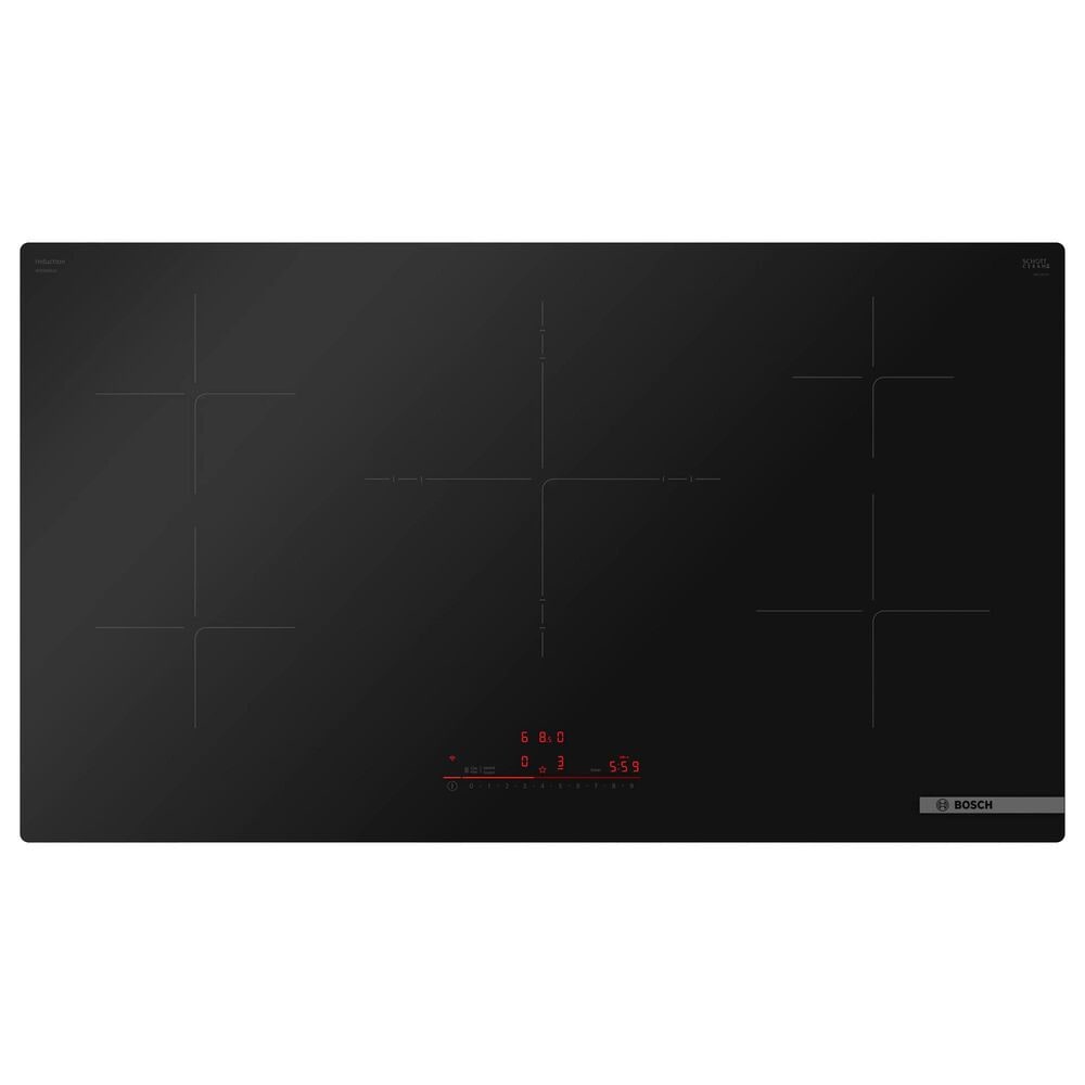 Bosch 500 Series 36" Surface Mount Induction Cooktop in Black, , large