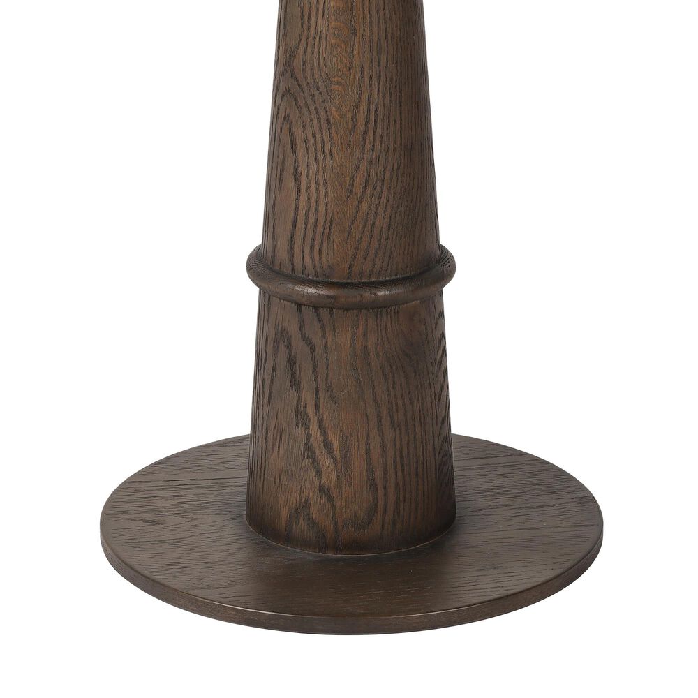 Four Hands Goetz 32" Counter Table in Brown Oak and Warm Grey, , large