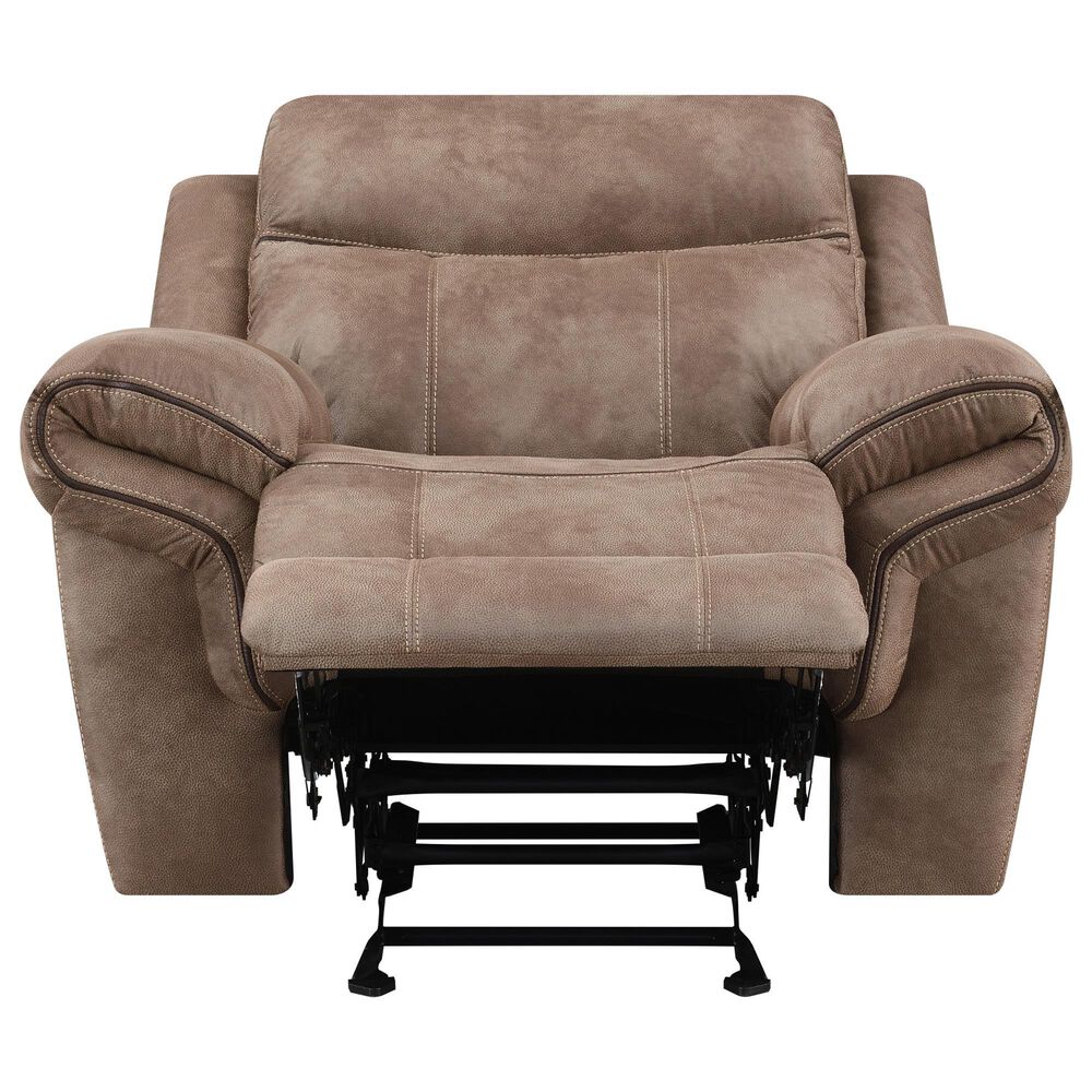 Steve Silver Nashville Manual Glider Recliner in Cocoa, , large